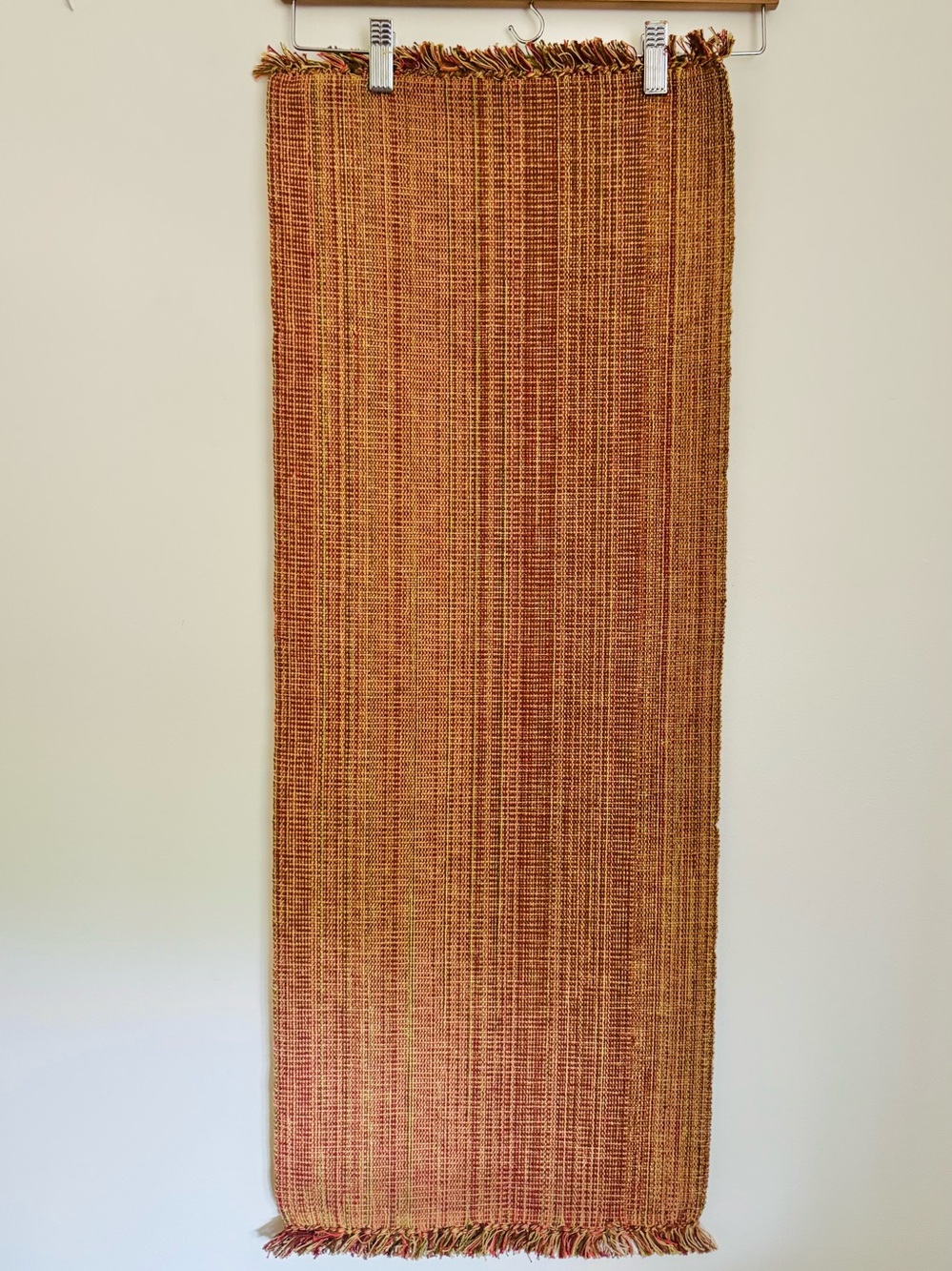 Park Designs Table Runner with Fringe, 37”L x 13-1/2W